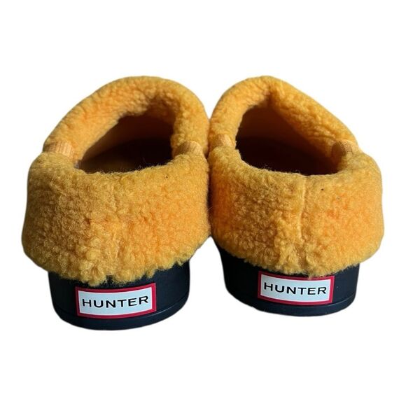 Hunter Cozy Yellow and Black Fleece-Lined Clogs - Picture 4 of 8